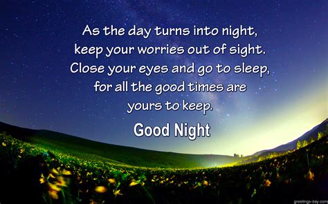 wishing good night messages